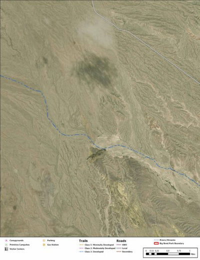Big Bend National Park Recreation Map Sub Unit 71 Preview 1