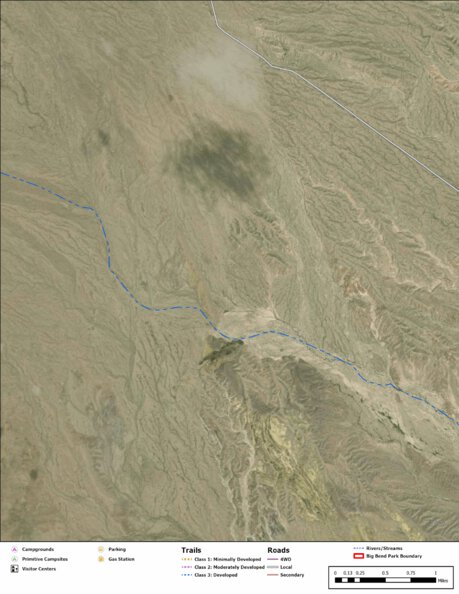Big Bend National Park Recreation Map Sub Unit 71 Preview 1