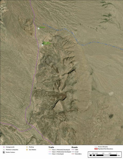 Big Bend National Park Recreation Map Sub Unit 69 Preview 1