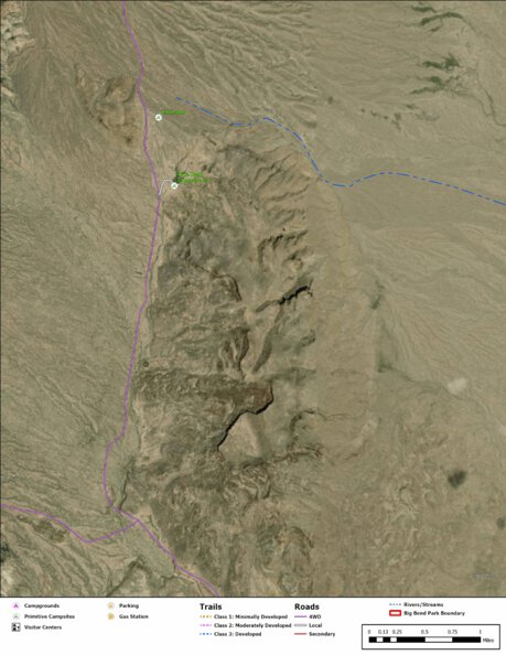 Big Bend National Park Recreation Map Sub Unit 69 Preview 1