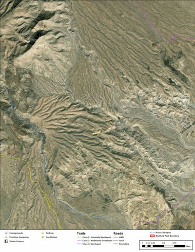 Big Bend National Park Recreation Map Sub Unit 53 Preview 1