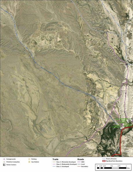Big Bend National Park Recreation Map Sub Unit 56 Preview 1