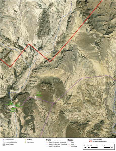 Big Bend National Park Recreation Map Sub Unit 63 Preview 1