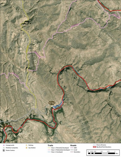 Big Bend National Park Recreation Map Sub Unit 72 Preview 1