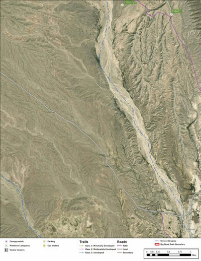 Big Bend National Park Recreation Map Sub Unit 77 Preview 1