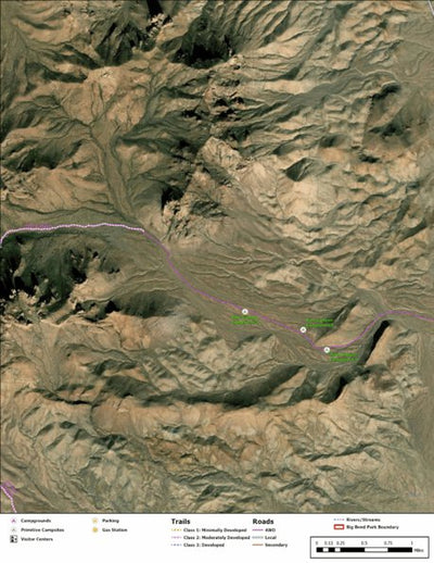 Big Bend National Park Recreation Map Sub Unit 81 Preview 1