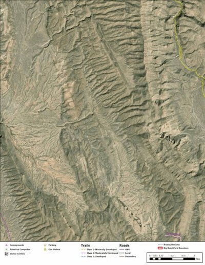 Big Bend National Park Recreation Map Sub Unit 85 Preview 1