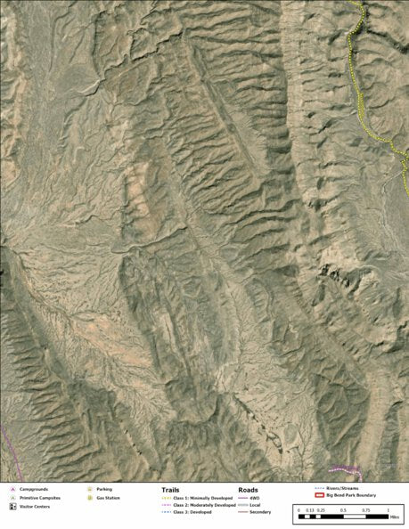 Big Bend National Park Recreation Map Sub Unit 85 Preview 1