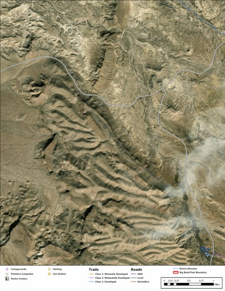 Big Bend National Park Recreation Map Sub Unit 92 Preview 1