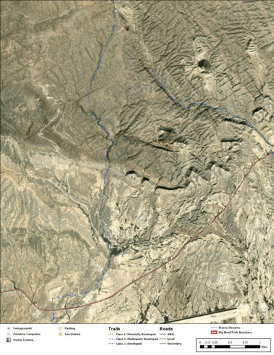 Big Bend National Park Recreation Map Sub Unit 99 Preview 1