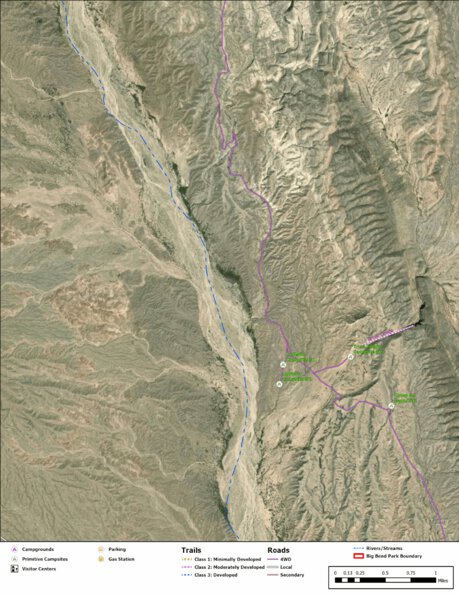 Big Bend National Park Recreation Map Sub Unit 95 Preview 1