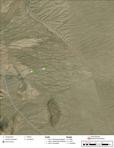 Big Bend National Park Recreation Map Sub Unit 96 Preview 1