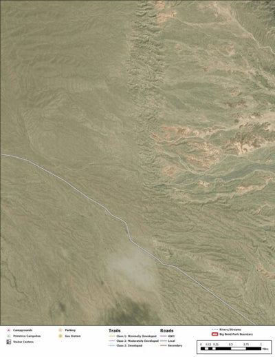Big Bend National Park Recreation Map Sub Unit 86 Preview 1