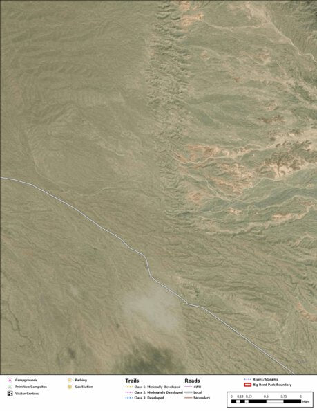 Big Bend National Park Recreation Map Sub Unit 86 Preview 1