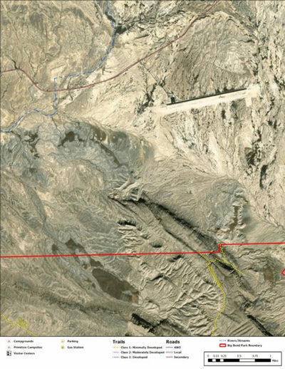 Big Bend National Park Recreation Map Sub Unit 74 Preview 1