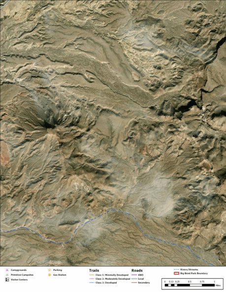 Big Bend National Park Recreation Map Sub Unit 78 Preview 1
