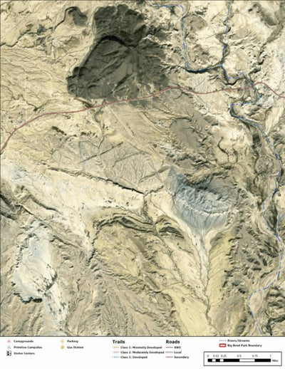 Big Bend National Park Recreation Map Sub Unit 93 Preview 1
