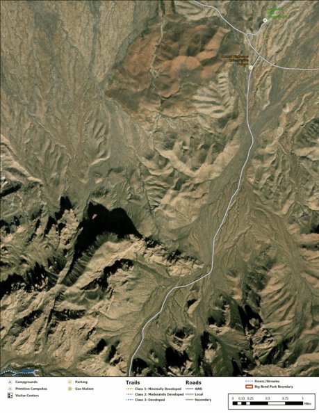 Big Bend National Park Recreation Map Sub Unit 98 Preview 1