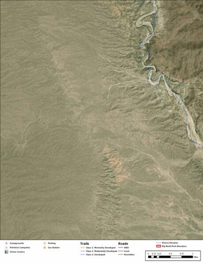 Big Bend National Park Recreation Map Sub Unit 101 Preview 1
