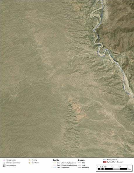 Big Bend National Park Recreation Map Sub Unit 101 Preview 1