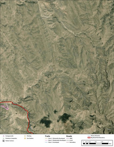 Big Bend National Park Recreation Map Sub Unit 90 Preview 1