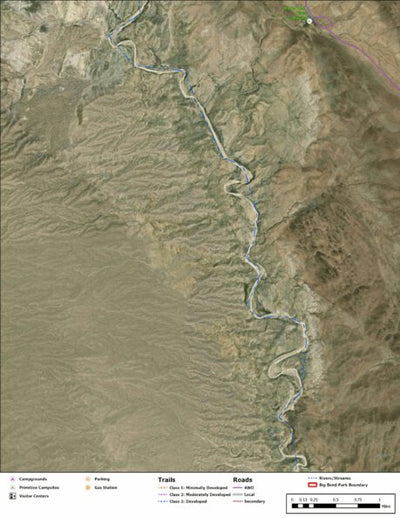 Big Bend National Park Recreation Map Sub Unit 113 Preview 1