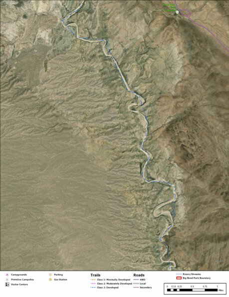 Big Bend National Park Recreation Map Sub Unit 113 Preview 1