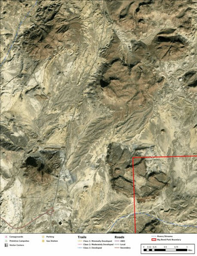 Big Bend National Park Recreation Map Sub Unit 107 Preview 1