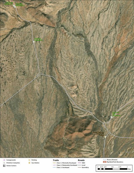 Big Bend National Park Recreation Map Sub Unit 111 Preview 1