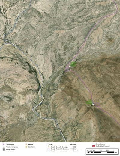 Big Bend National Park Recreation Map Sub Unit 120 Preview 1