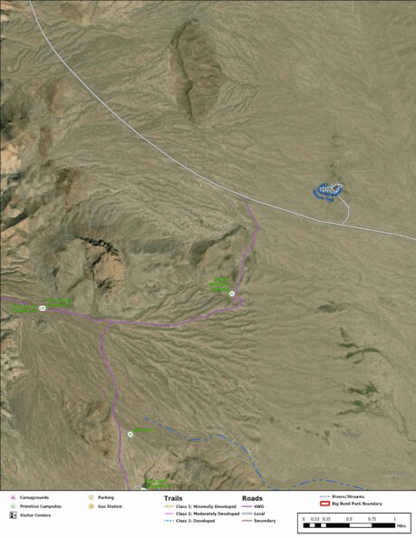 Big Bend National Park Recreation Map Sub Unit 84 Preview 1