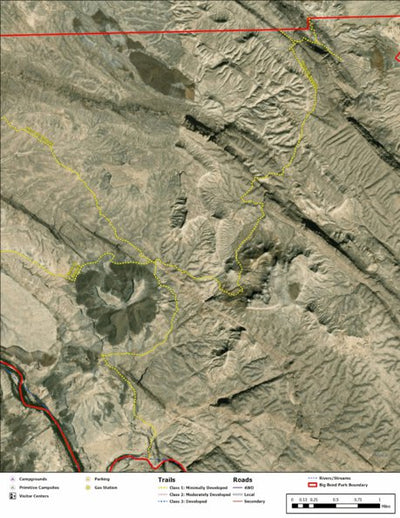 Big Bend National Park Recreation Map Sub Unit 60 Preview 1