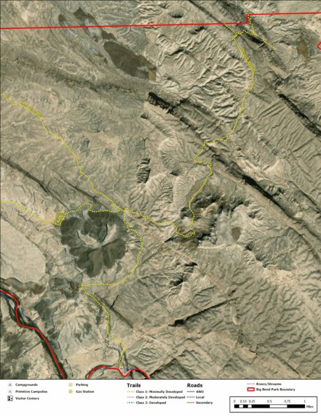 Big Bend National Park Recreation Map Sub Unit 60 Preview 1
