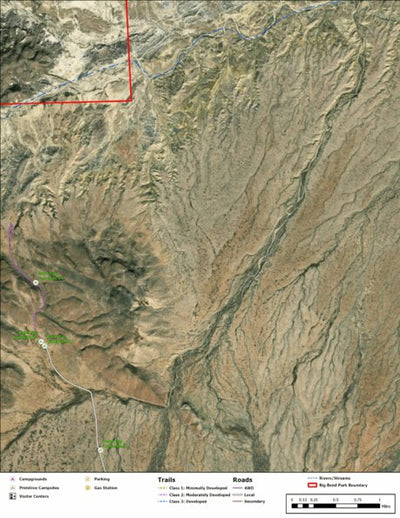 Big Bend National Park Recreation Map Sub Unit 121 Preview 1