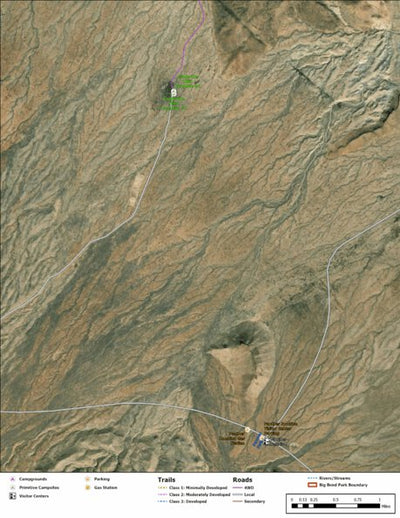 Big Bend National Park Recreation Map Sub Unit 118 Preview 1