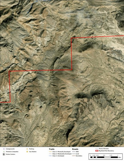 Big Bend National Park Recreation Map Sub Unit 126 Preview 1