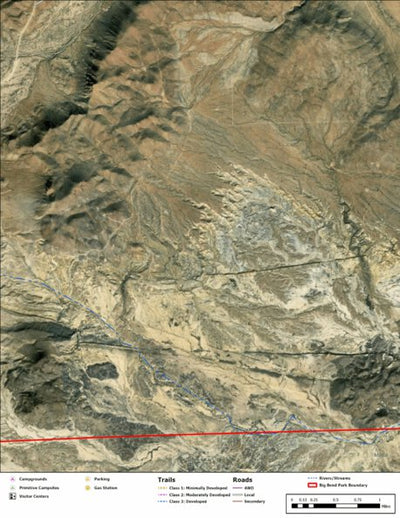 Big Bend National Park Recreation Map Sub Unit 132 Preview 1