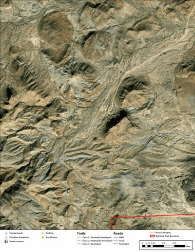 Big Bend National Park Recreation Map Sub Unit 129 Preview 1