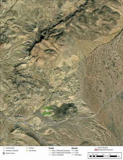 Big Bend National Park Recreation Map Sub Unit 109 Preview 1