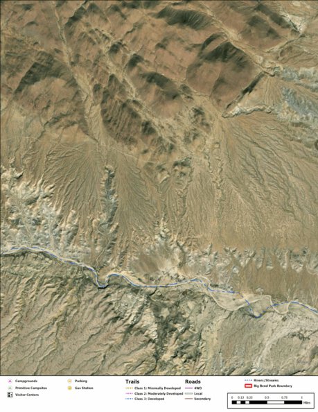 Big Bend National Park Recreation Map Sub Unit 127 Preview 1