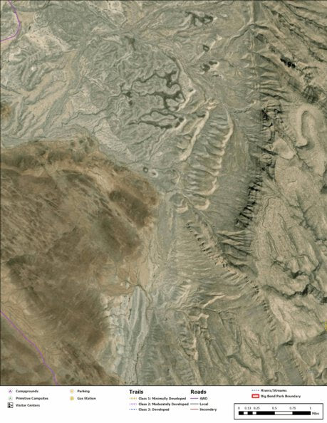 Big Bend National Park Recreation Map Sub Unit 125 Preview 1