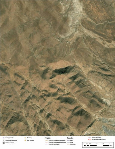 Big Bend National Park Recreation Map Sub Unit 141 Preview 1