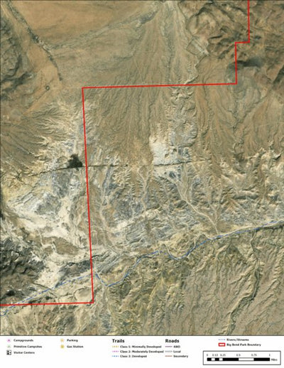 Big Bend National Park Recreation Map Sub Unit 139 Preview 1