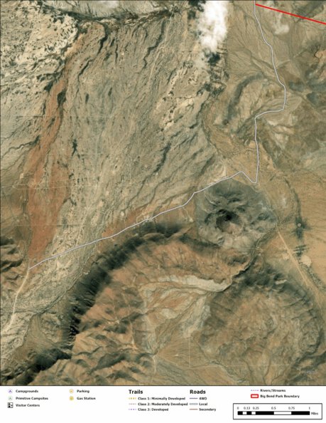 Big Bend National Park Recreation Map Sub Unit 147 Preview 1