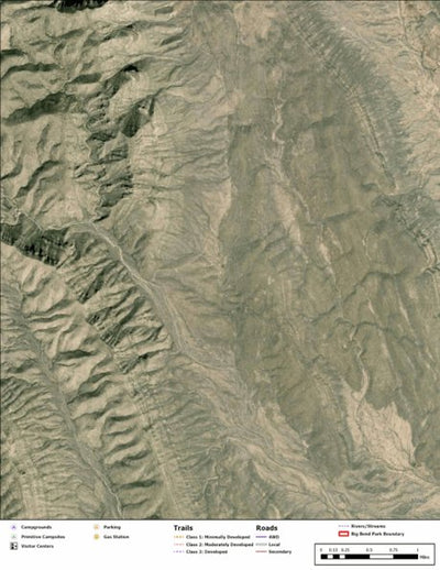 Big Bend National Park Recreation Map Sub Unit 137 Preview 1