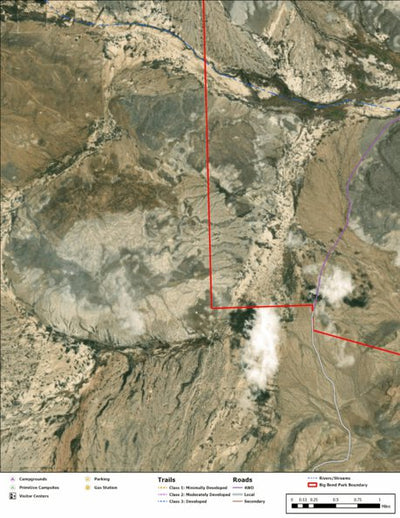 Big Bend National Park Recreation Map Sub Unit 142 Preview 1