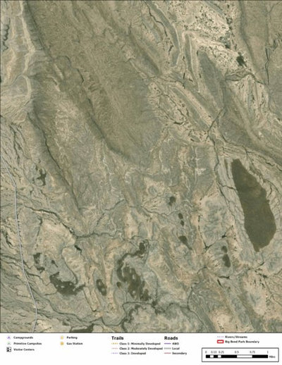 Big Bend National Park Recreation Map Sub Unit 146 Preview 1