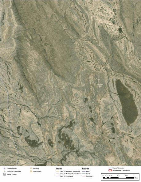 Big Bend National Park Recreation Map Sub Unit 146 Preview 1