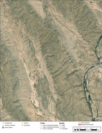 Big Bend National Park Recreation Map Sub Unit 140 Preview 1