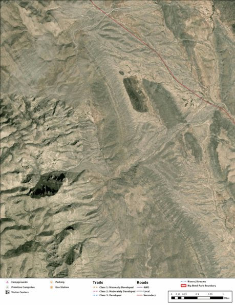 Big Bend National Park Recreation Map Sub Unit 148 Preview 1